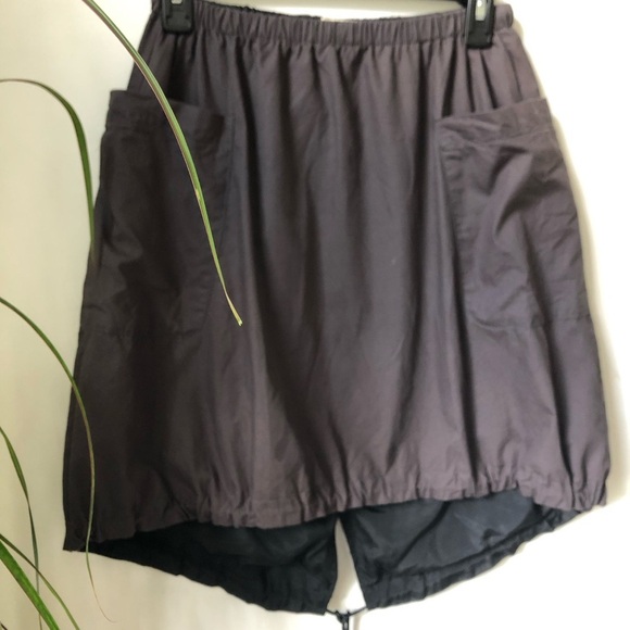SILENCE AND NOISE Women’s Dark Brown Bubble Hem Mini Skirt Asymmetrical Size S - Picture 3 of 10